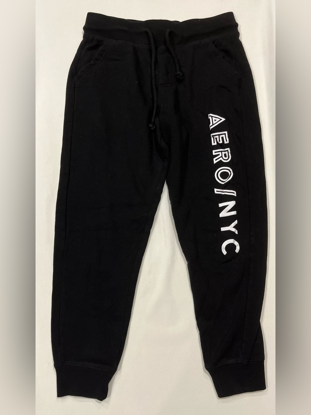 Aeropostale Black Men's Logo Joggers